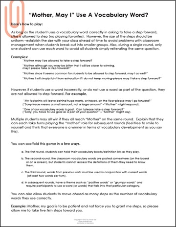 Vocabulary-Activity