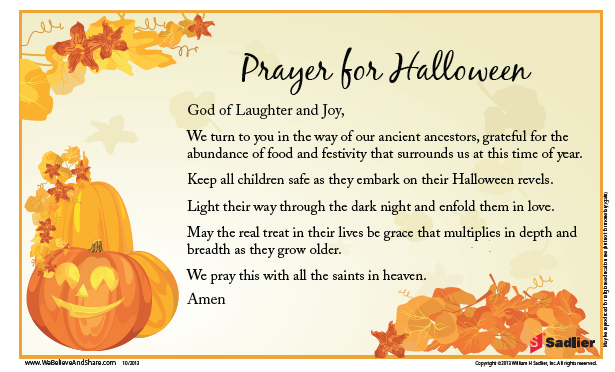 Halloween and All Saints Day