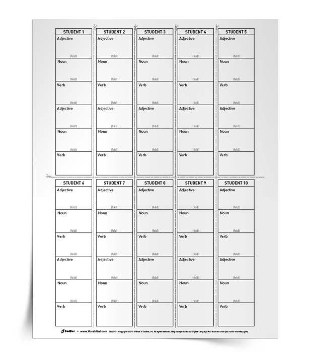 Vocabulary-Activities