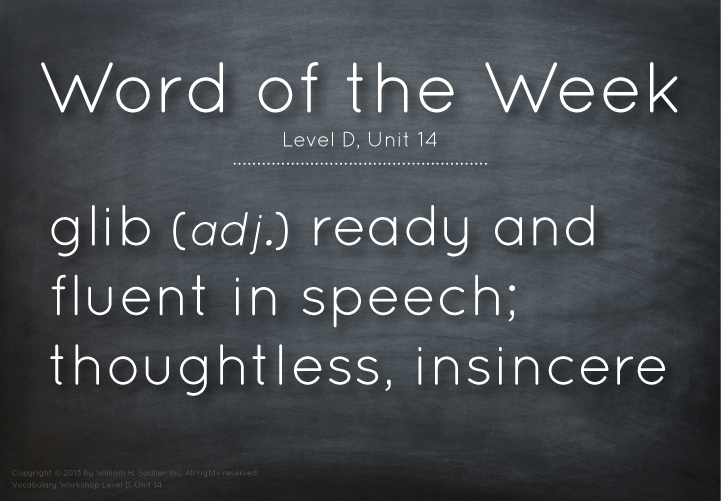 Vocabulary-Word-Glib